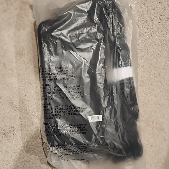 Beis Black Nylon Shoulder Tote - Picture 6 of 6